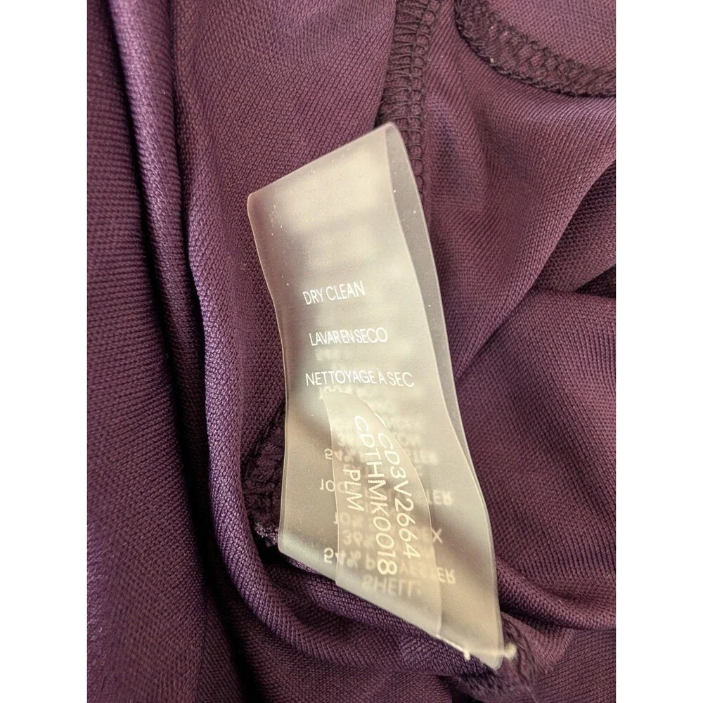 Calvin Klein Velvet Burnout Wrap Dress Size 16